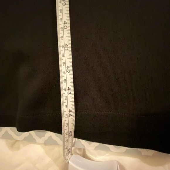 Exclusively Misook Dress Size Small Black Short Sleeve Knit Midi Pullover - Picture 5 of 12